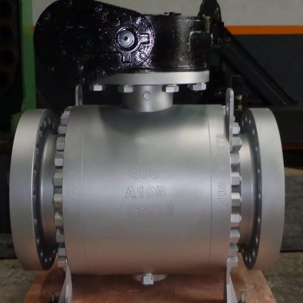 API 6D Ball Valve, ASTM A105, 12 Inch, Class 600 LB, RF End
