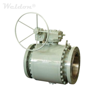 Forged Steel Trunnion mounted Ball Valve, A105N, 10 Inch, 900LB, RF