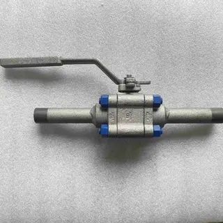 Three-piece Ball Valve, ASTM A105N, API 608, 1/2 IN, 800 LB