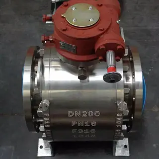 API 6D Ball Valve, ASTM A182 F316, 8 Inch, Class 150 LB, RF