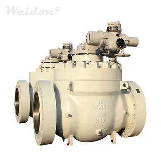 API 6D Top Entry Ball Valve, ASTM A216 WCB, 18 Inch, 1500 LB, RF