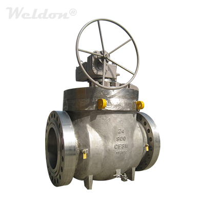 Stainless Steel Top Entry Ball Valve, A351 CF8M, 24 Inch, 900LB, RF