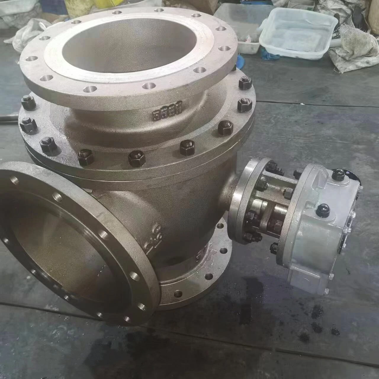 API 6D Válvula de esfera, ASTM A216 WCB, 2PC, 12 polegadas, 150 LB, RF