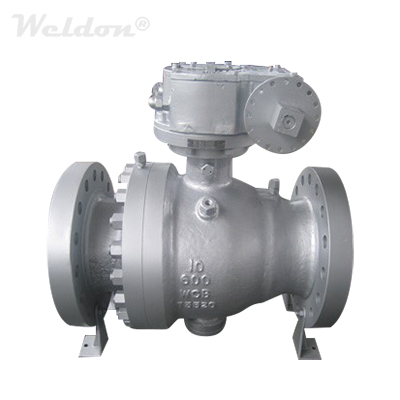 API 6D Trunnion Mounted Ball Valve, WCB, 10 Inch, 600 LB, RF
