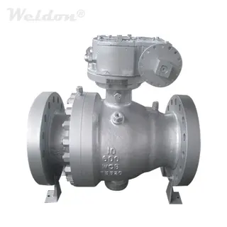 API 6D Trunnion Mounted Ball Valve, WCB, 10 Inch, 600 LB, RF