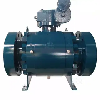 ASTM A105N Ball Valve, Trunnion Mounted, 10 Inch, 1500 LB