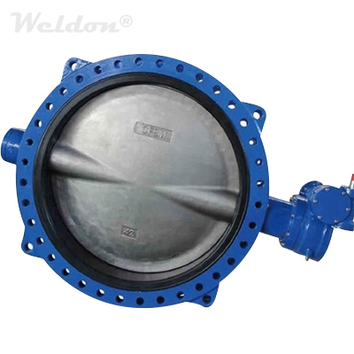 Cast Iron GGG40 Centric Butterfly Valve, Soft Seal, DN400, PN16, RF
