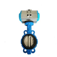Pneumatic Actuated Butterfly Valve, ASTM A216 WCB, 2-24 Inch