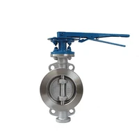 Triple Offset Wafer Butterfly Valve, ASTM A216 WCB, 2-6 Inch