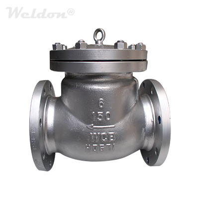 ASTM A216 WCB Swing Check Valve, API 6D, 6 Inch, 150 LB, BB, RF