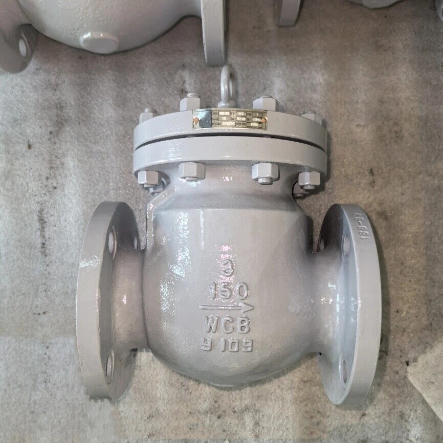 ASTM A216 WCB Swing Check Valve, BS 1868, 3 Inch, 150 LB, RF