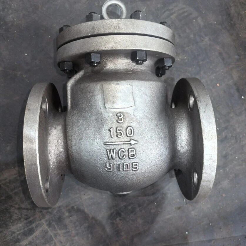 Swong Check Valve ASTM A216 WCB Swing Check Valve, BS 1868, 3 Inch, 150 LB, RF - Weldon