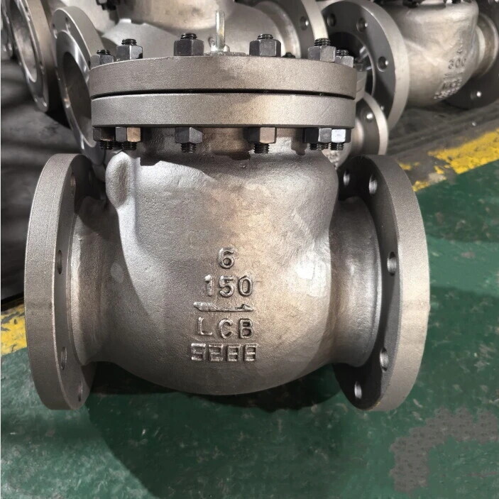 BS 1868 Swing Check Valve, ASTM A352 LCB, 6 Inch, CL 150 LB
