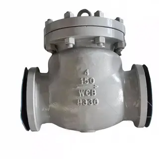 Swing Check Valve, API 6D, ASTM A216 WCB, 4 Inch, 150 LB, RF