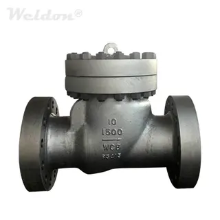 API 6D Swing Check Valve, ASTM A216 WCB, 10 Inch, Class 1500, RF