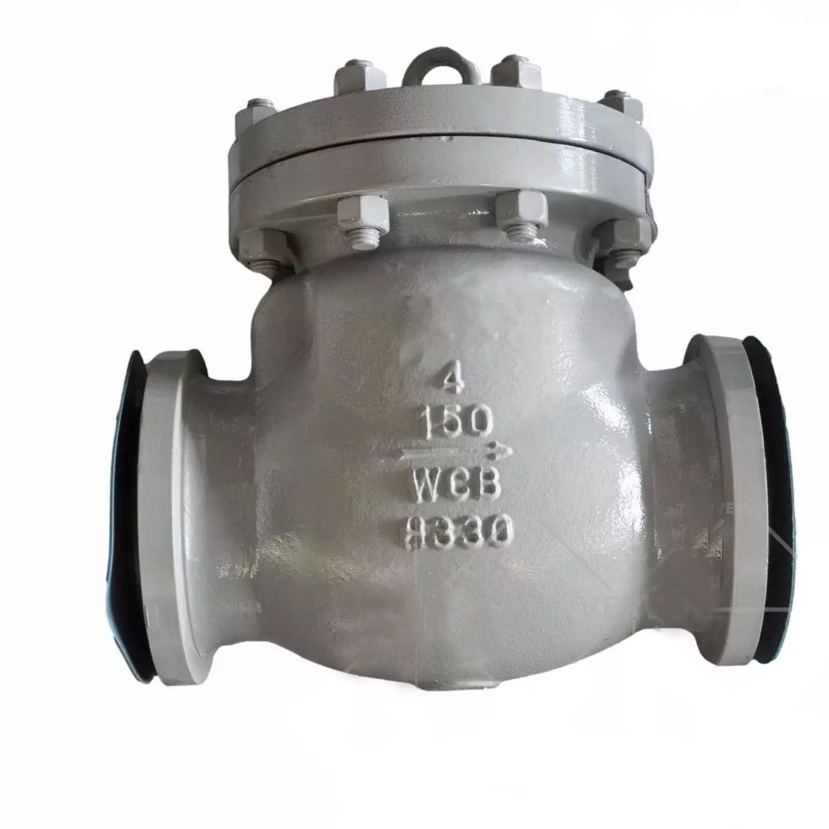 Swing Check Valve, API 6D, ASTM A216 WCB, 4 Inch, 150 LB, RF