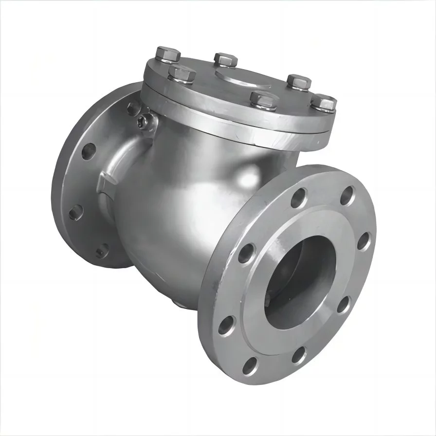 API 6D Válvula de retenção, ASTM A995 4A, 6 polegadas, classe 300 lb, RF