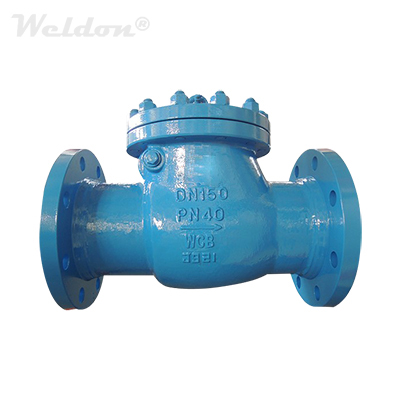 EN 1.0619 Swing Check Valve, DIN 3356, DN150, PN40, BB, RF