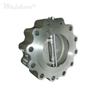 Dual Plate Lug Check Valve, ASTM A216 WCB , 6 Inch, Class 150