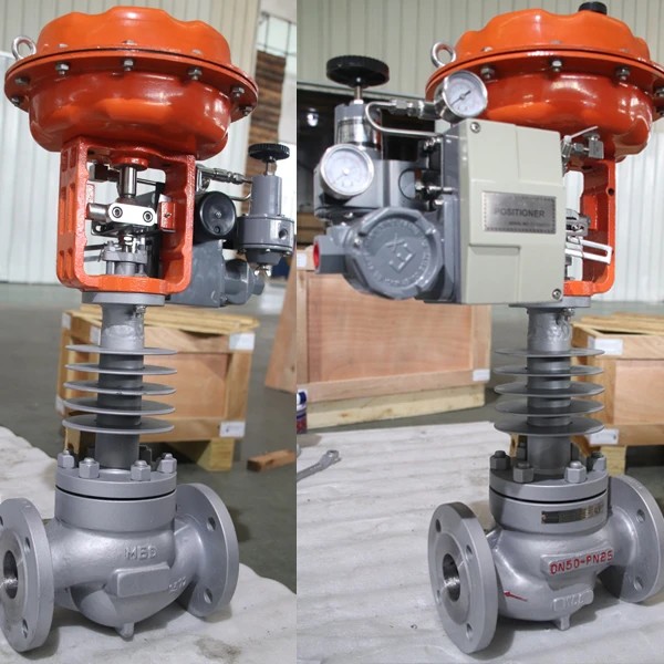 API 6D Control Valve, ASTM A216 WCB, DN50, PN25, API 598 Test