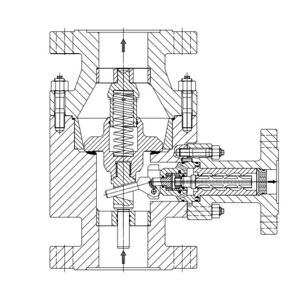 Automatic Recirculation Control Valve Drawing