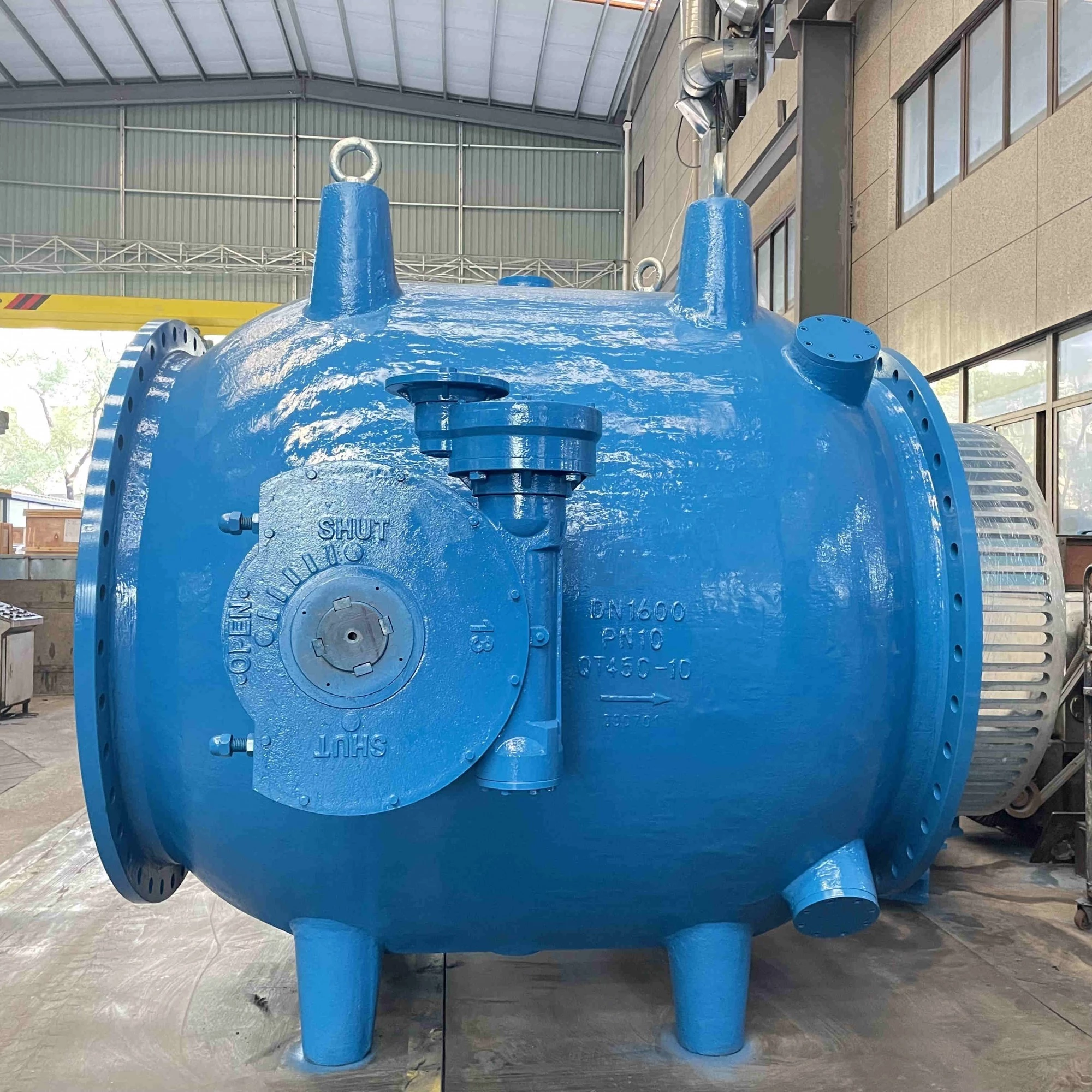 CJ/T 219 Piston Flow Regulator, QT450-10, DN1600, PN10, RF