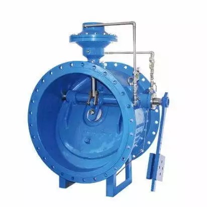 Eccentric Butterfly Control Valve, ASTM A351 CF8, 8 IN, 150 LB