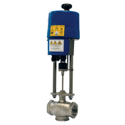 Electric 2-Way Control Valve, A351 CF8M, 1 Inch, 800 LB, NPT