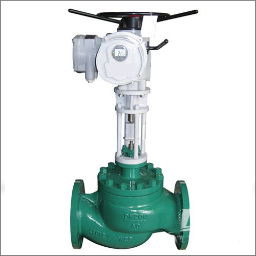 Electric Actuated Control Valve, DIN 3356, WCB, DN200, PN40