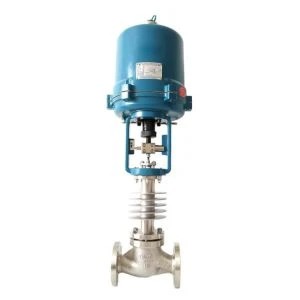 High Temperature Steam Globe Control Valve, Electric, 12 IN