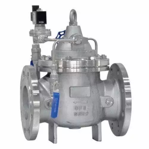 Hydraulic Electric Control Valve, ASTM A351 CF8, DN500, PN16