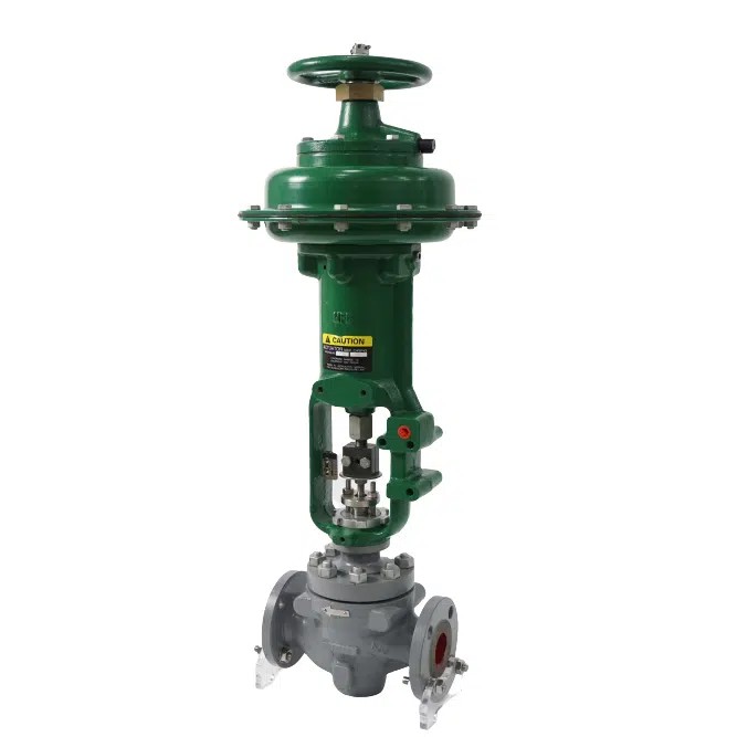 Pneumatic Globe Control Valve, ASTM A217 WC6, 1/2-8 Inch, BW
