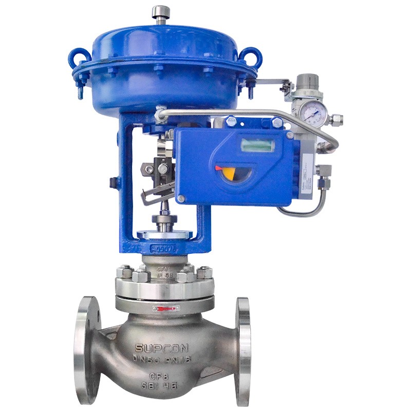 10 Inch Control Valve Pneumatic Double Seated Globe Control Valve, 1-12 Inch, WCB - Weldon