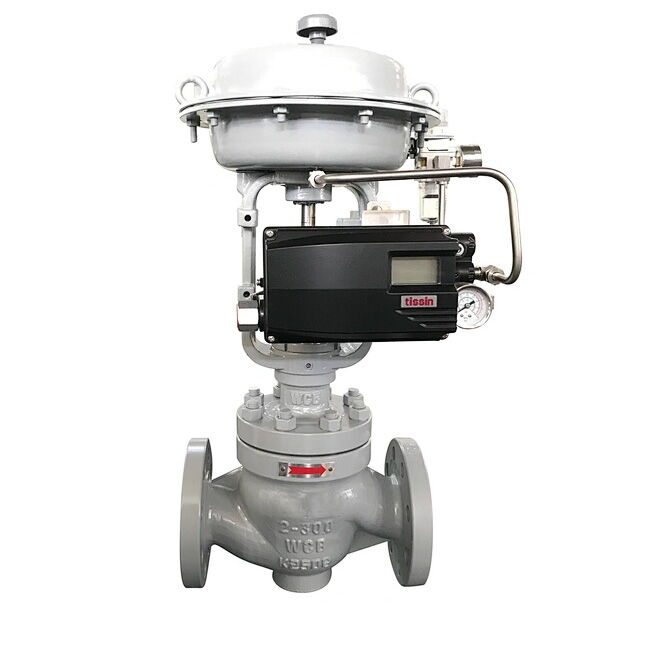 Pneumatic Single-Seated Control Valve, A216 WCB, 2 IN, CL300