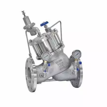 Válvula de redução e estabilização de pressão, A351 CF8, DN100, PN16