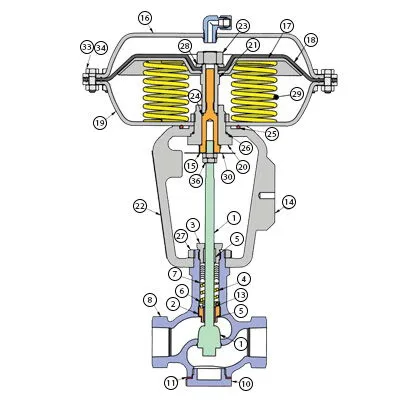 Pneumatic Actuator Drawing