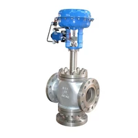 3 Way Globe Control Valve, ASTM A217 WC6, 1-12 IN, 150-300 LB