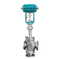 Three Way Control Valve, Bellows Seal, WCB, 3 Inch, 150 LB