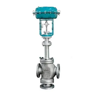 Three Way Control Valve, Bellows Seal, WCB, 3 Inch, 150 LB