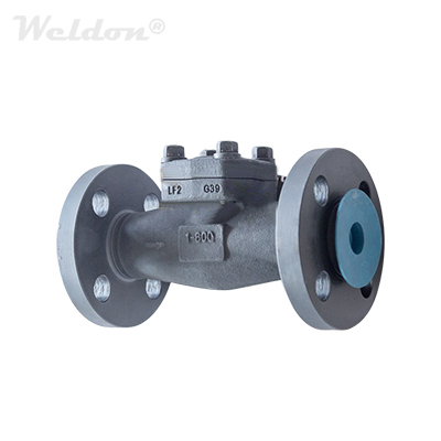 API 602 Check Valve, ASTM A350 LF2, 1 Inch, 800 LB, BB, Flanged