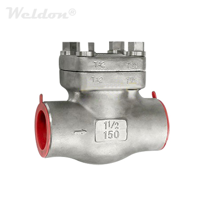 Titanium Alloy TA2 Check Valve, Forged, 1 1/2 Inch, 150 LB, BB, SW