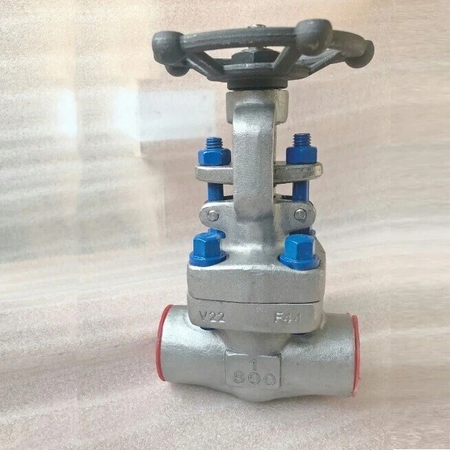API 602 Gate Valve, ASTM A182 F44, 1 Inch, Class 800 LB, SW