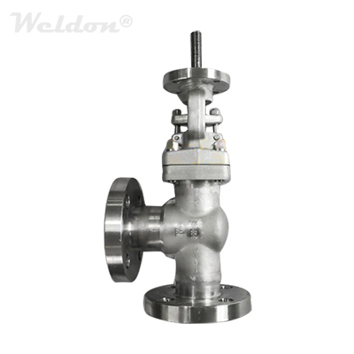 Angle Globe Valve, Bolted Bonnet, A182 F304, 2 Inch, 1500 LB, RF