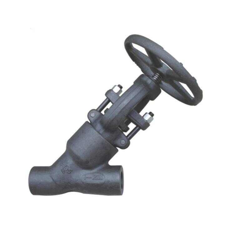 Y-Pattern Globe Valve, ASTM A105N, API 602, 1 Inch, 2500 LB