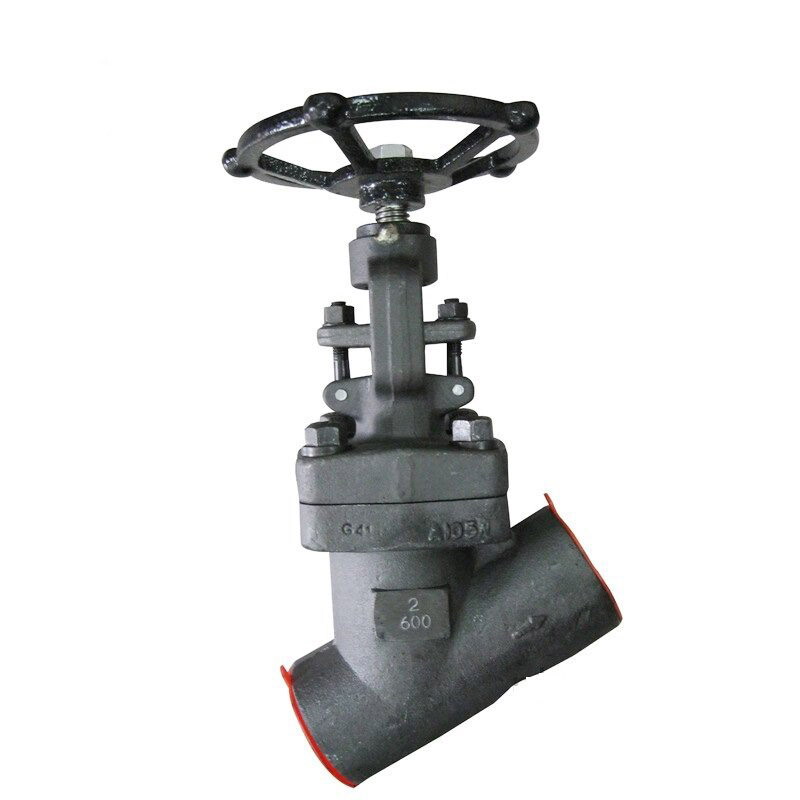 Y Type Globe Valve, ASTM A105N, 2 Inch, Class 600 LB, SW End