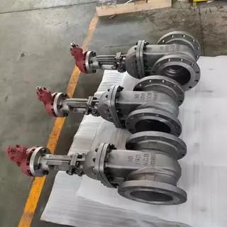 API 600 Gate Valve, ASTM A216 WCB, 10 Inch, Class 150 LB, RF