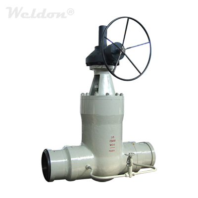 PSB Gate Valve, ASTM A217 WC9, 20IN, CL2500, ASME B16.34, BW