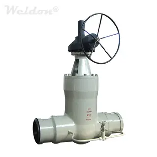 PSB Gate Valve, ASTM A217 WC9, 20IN, CL2500, ASME B16.34, BW