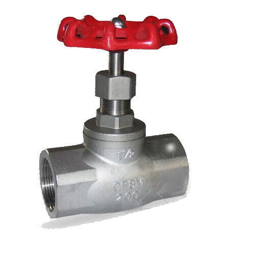 API 602 Globe Valve, ASTM A351 CF8M, 200 LB, 1-1/2 Inch, NPT