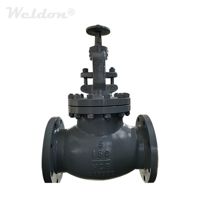 ASME B16.34 Globe Valve, ASTM A216 WCB, 6 Inch, Class 150, RF, BB